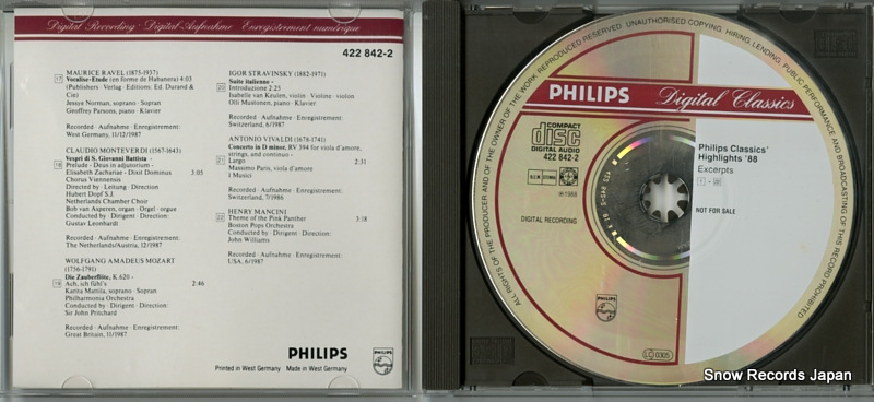 V/A philips classics highlights '88 422842-2