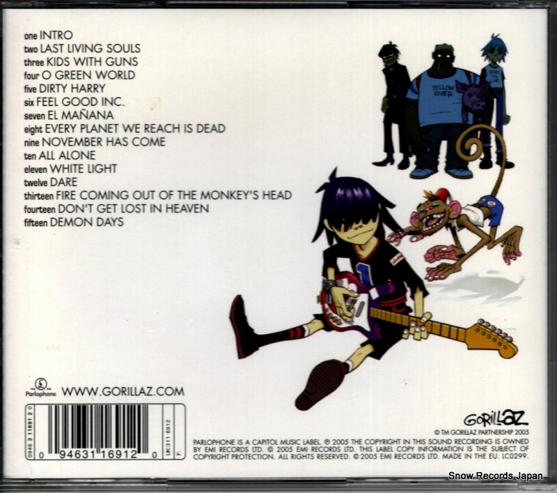 GORILLAZ demon days 094631169120 / 3116912