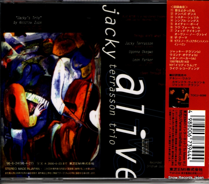 TERRASSON, JACKY alive TOCJ-6198