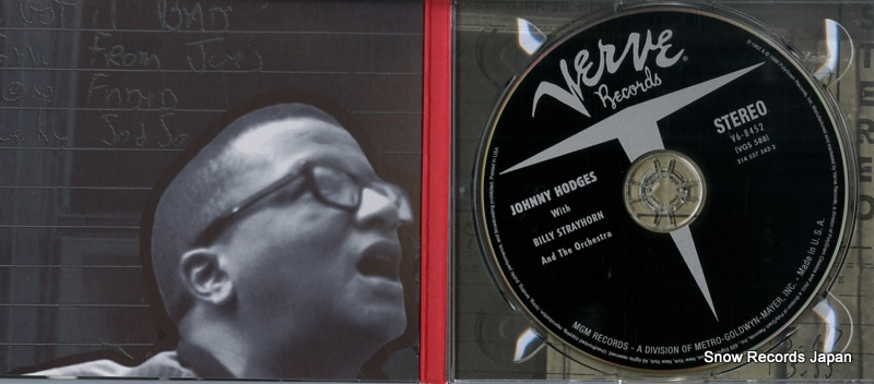 HODGES, JOHNNY johnny hodges with billy strayhorn and the orchestra UCCV-9093 / 314557543-2