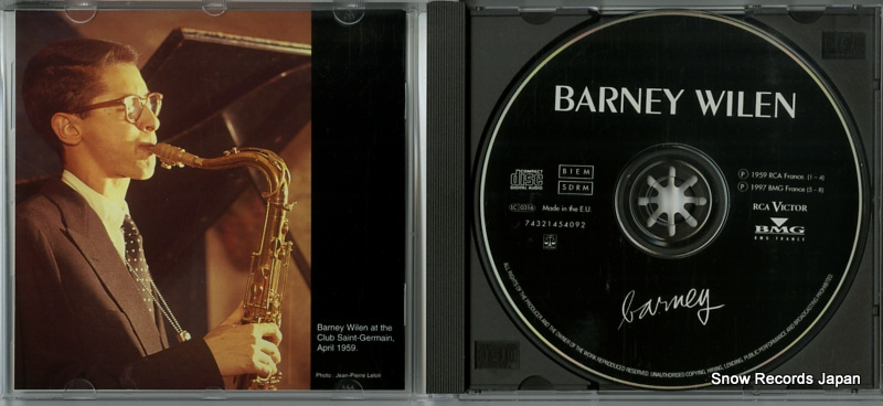 WILEN, BARNEY barney at the club saint-germain (paris 1959) 74321544212