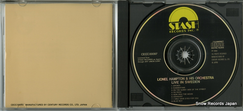 HAMPTON, LIONEL live in sweden CECC00097