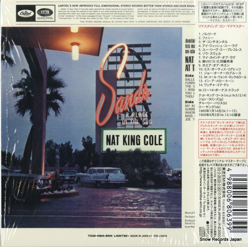 COLE, NAT KING at the sands TOCJ-9495