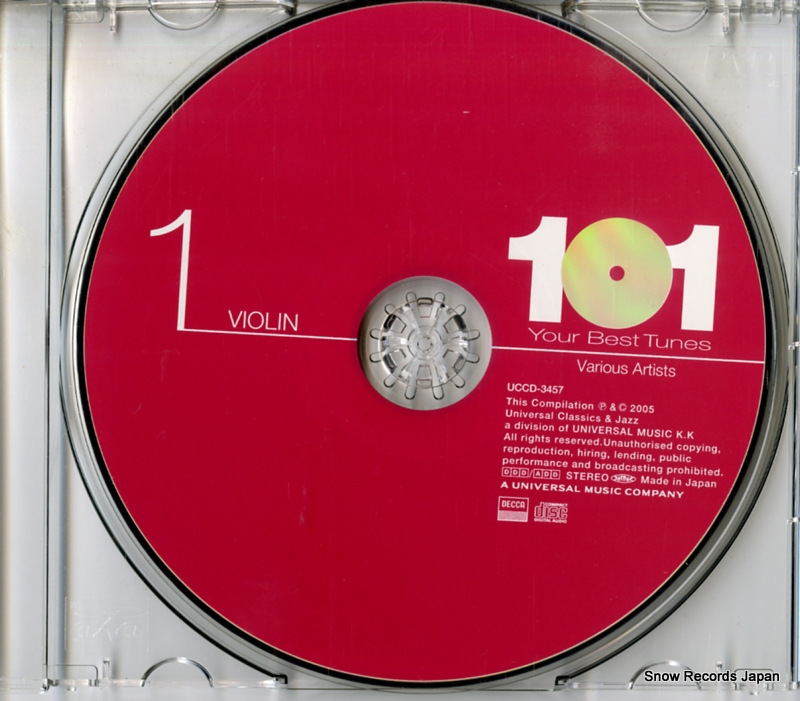 V/A 101 your best tunes violin UCCD-3457