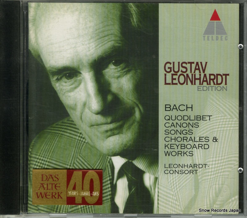 ա쥪ϥ bach; quodlibet canons songs chorales & keyboard works 3984-21354-2