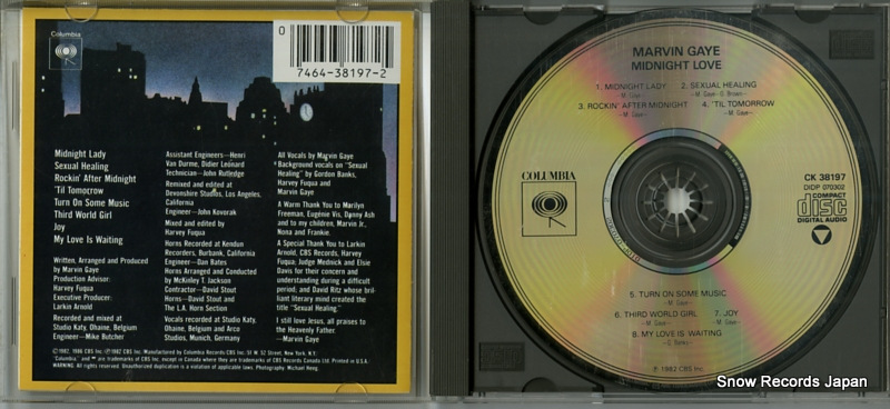 GAYE, MARVIN midnight love CK38197