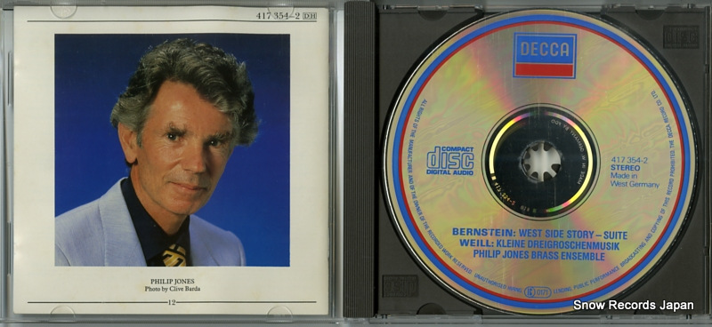 PHILIP JONES BRASS ENSEMBLE, THE bernstein; west side story suite 417354-2