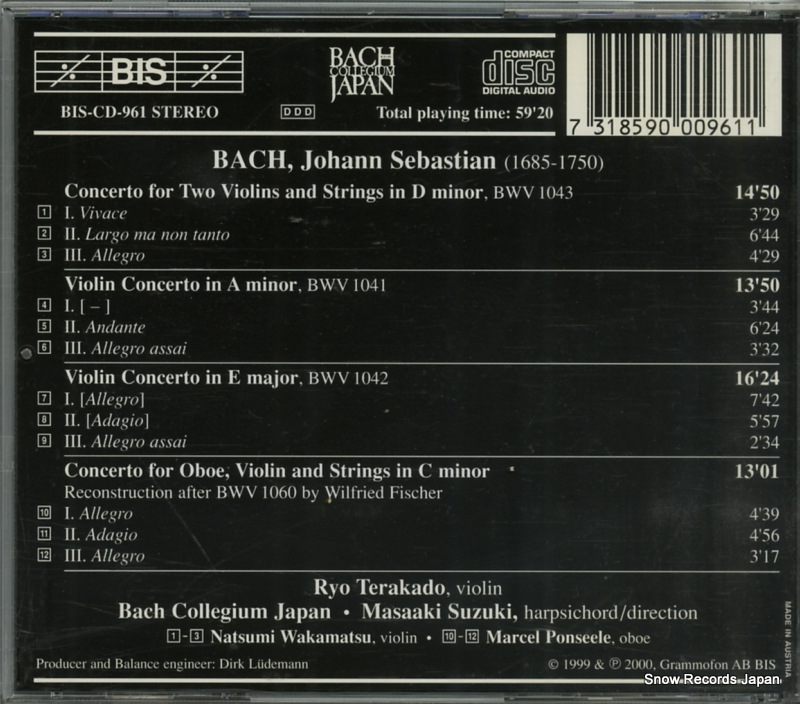 BIS-CD-961
