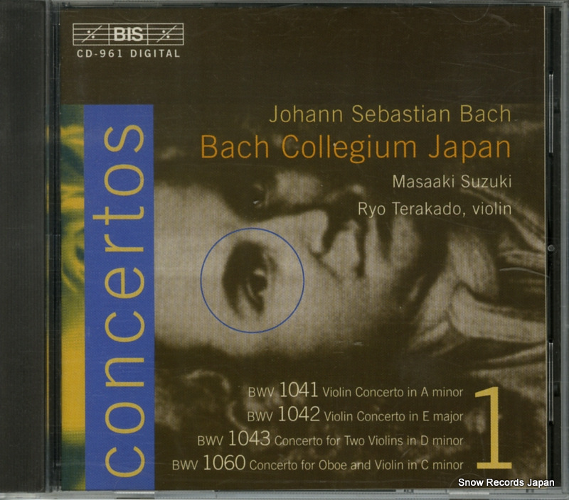 μ bach; violin concertos BIS-CD-961