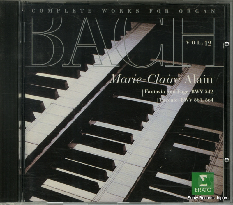 ޥ꡼᥯졼롦 bach; complete works for organ vol.12 4509-96745-2