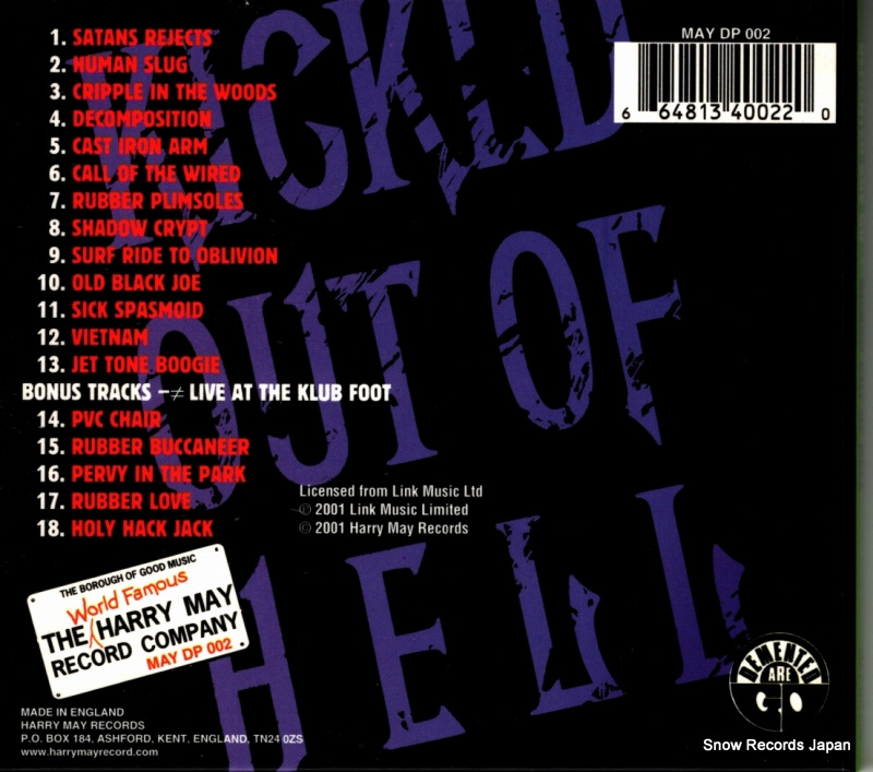 DEMENTED ARE GO kicked out of hell MAYODP002