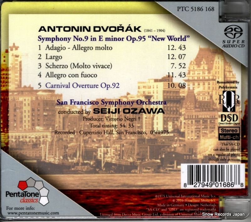 OZAWA, SEIJI dvorak; symphony no.9 