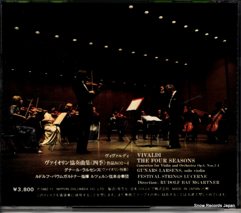 BAUMGARTNER, RUDOLF vivaldi; the four seasons 38C37-7013