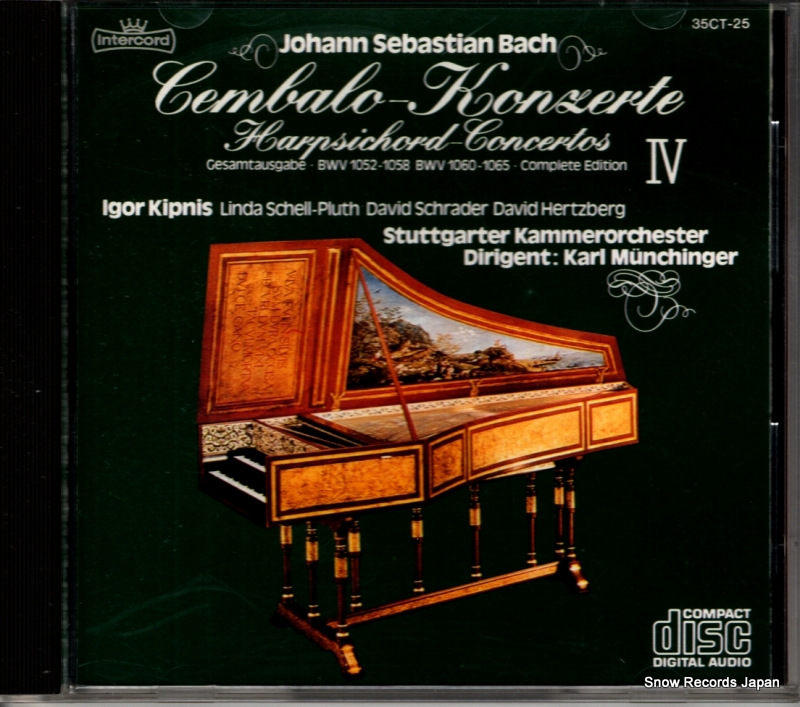 MUNCHINGER, KARL bach; cembalo-konzerte 4 35CT-25