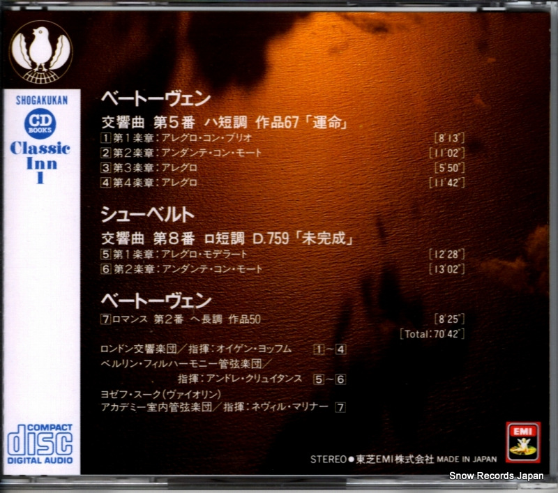 JOCHUM, EUGEN beethoven / schubert; symphonies SGK-89101
