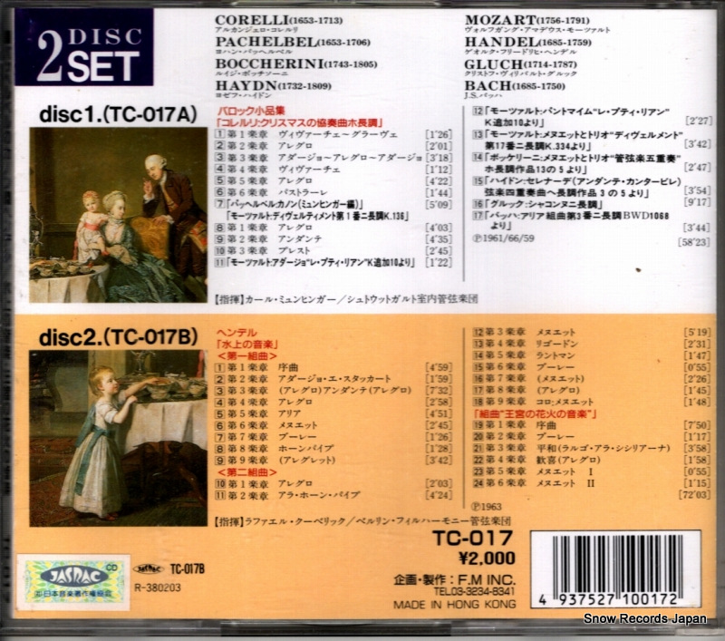 MUNCHINGER, KARL pachelbel; canon TC-017