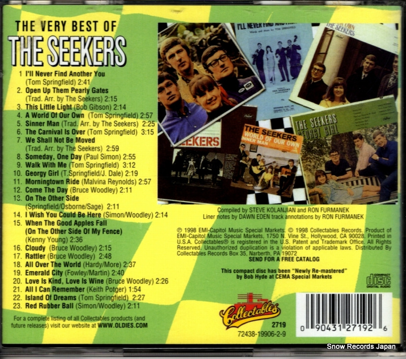 SEEKERS, THE the very best of COL-CD-2719