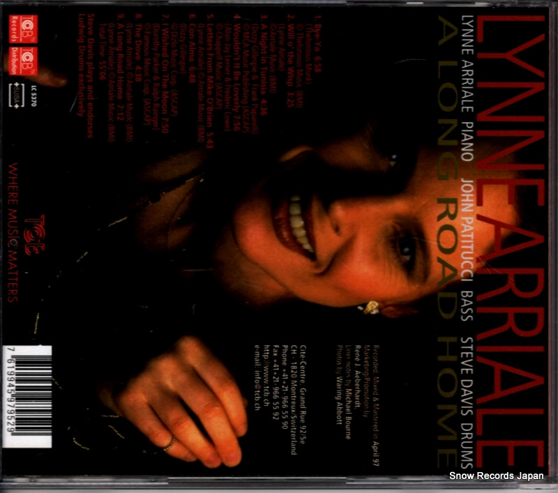 LYNNE ARRIALE TRIO, THE a long road home TCB97952