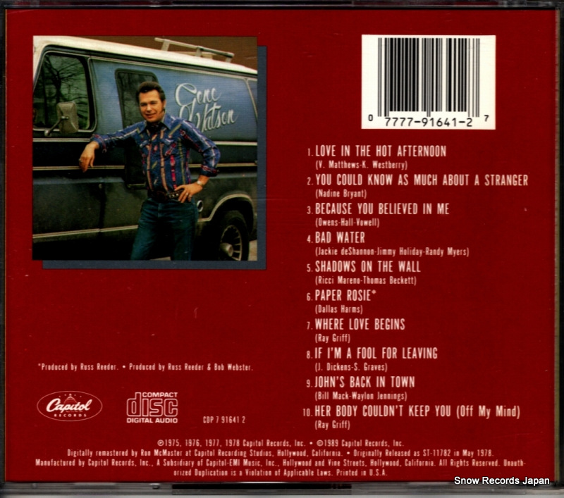 WATSON, GENE the best of CDP7916412