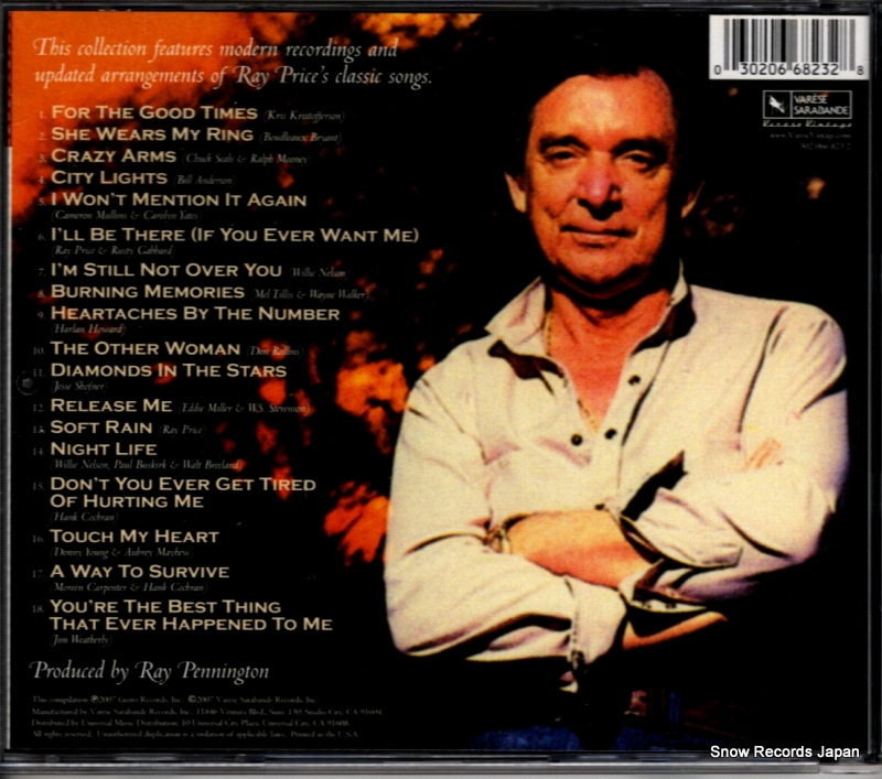 PRICE, RAY the classic songs of ray price 3020668232