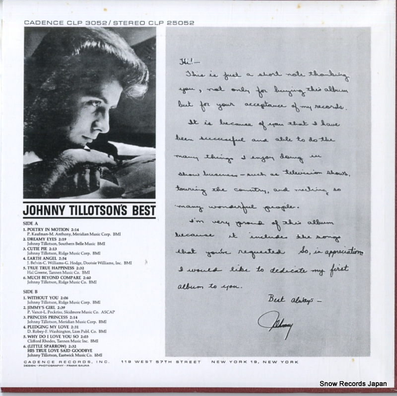 TILLOTSON, JOHNNY best VICP-64556