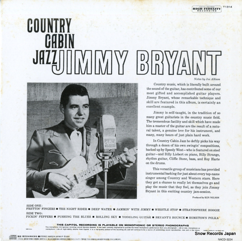 BRYANT, JIMMY country cabin jazz NACD-3224