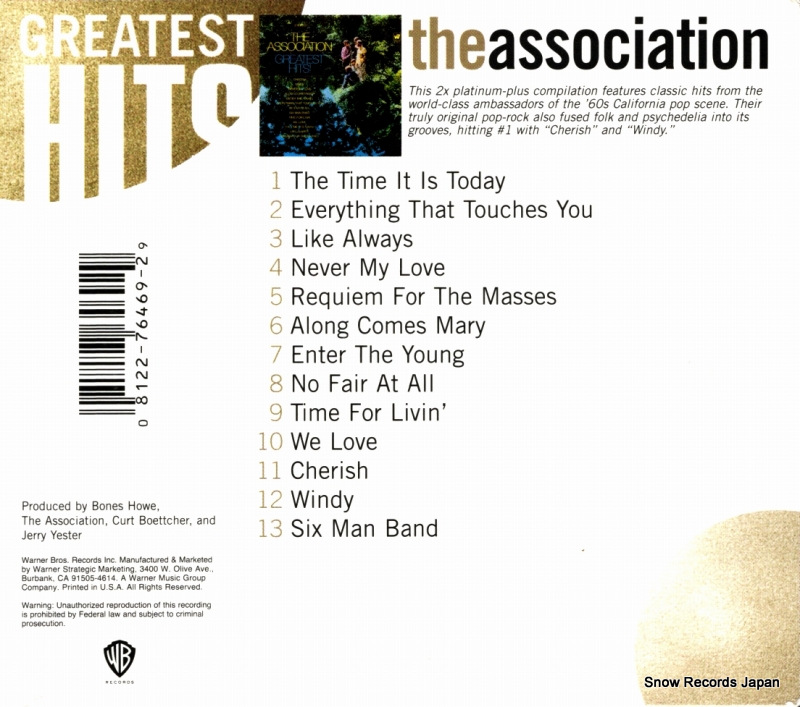 ASSOCIATION, THE greatest hits! 1767-2