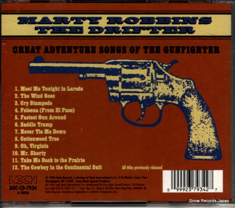 ROBBINS, MARTY the drifter KOC-CD-7934 / A-28056