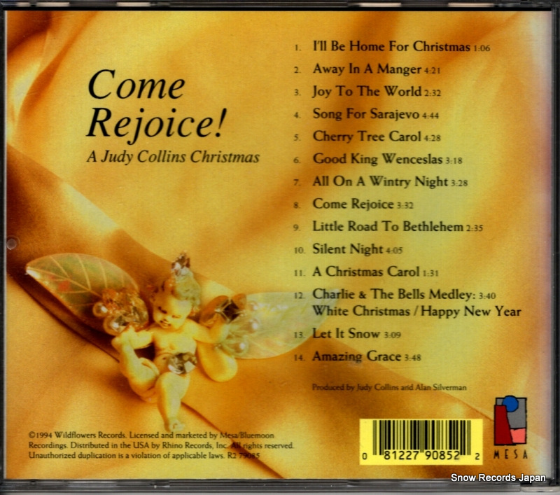 COLLINS, JUDY come rejoice! a judy collins christmas R279085