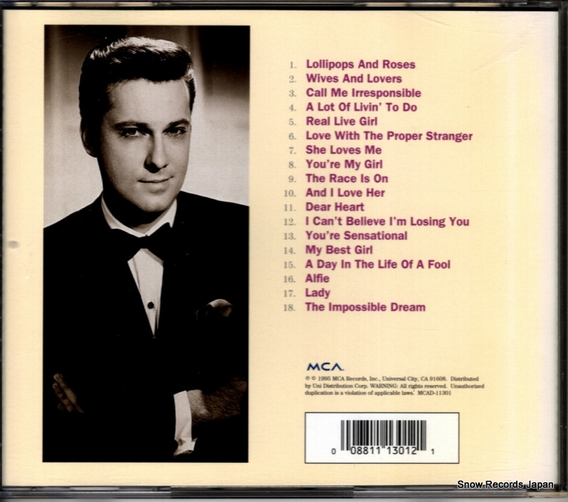 JONES, JACK greatest hits MCAD-11301