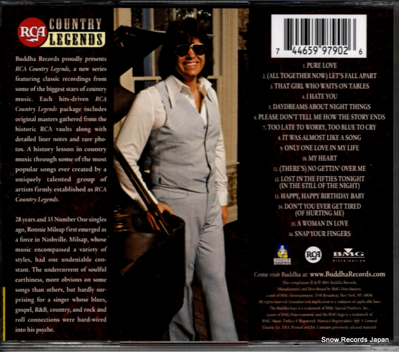 MILSAP, RONNIE rca country legends 74465997902