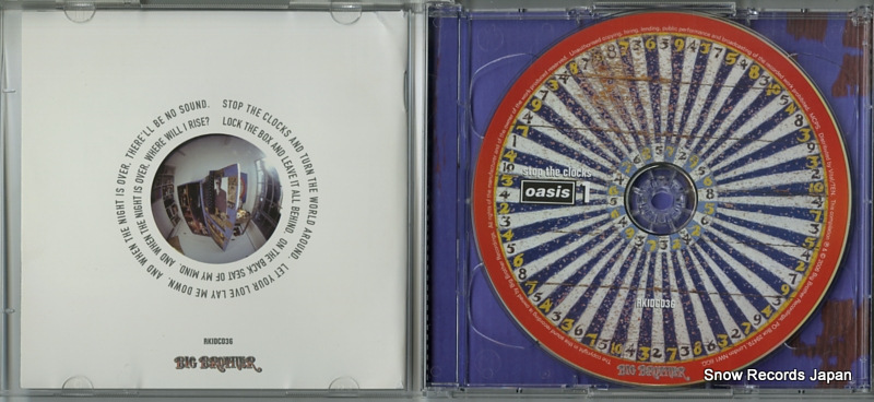 OASIS stop the clocks RKIDCD36