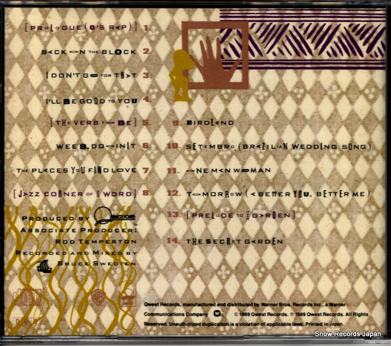 JONES, QUINCY back on the block 22P2-3118