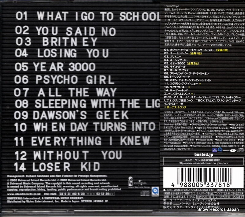 BUSTED busted UICI-1025