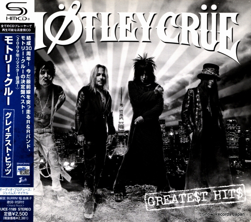 MOTLEY CRUE greatest hits UICE-1189