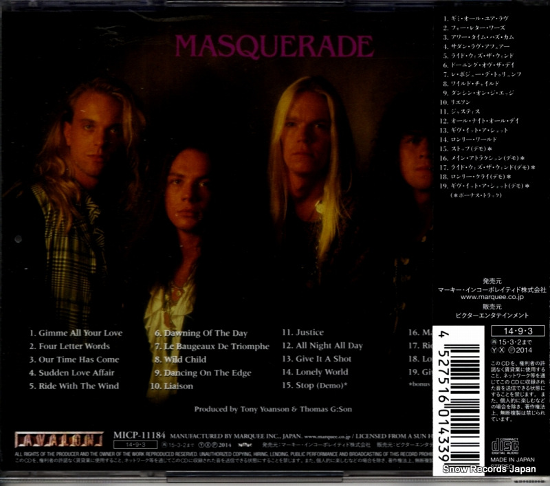 MASQUERADE masquerade MICP-11184