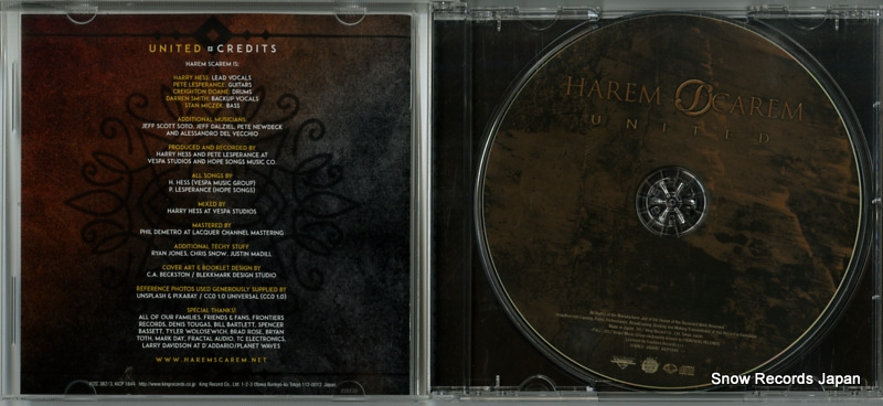 HAREM SCAREM united KICP1844