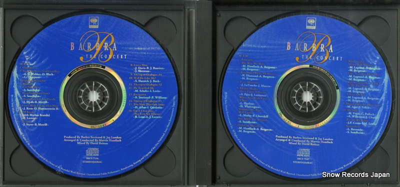 STREISAND, BARBRA barbra the concert SRCS7546
