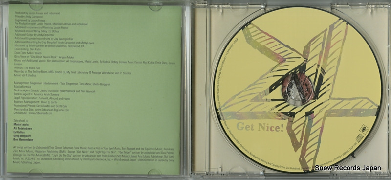 ZEBRAHEAD get nice! SICP3188