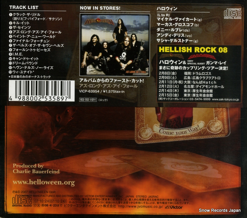 HELLOWEEN gambling with the devil VICP63979