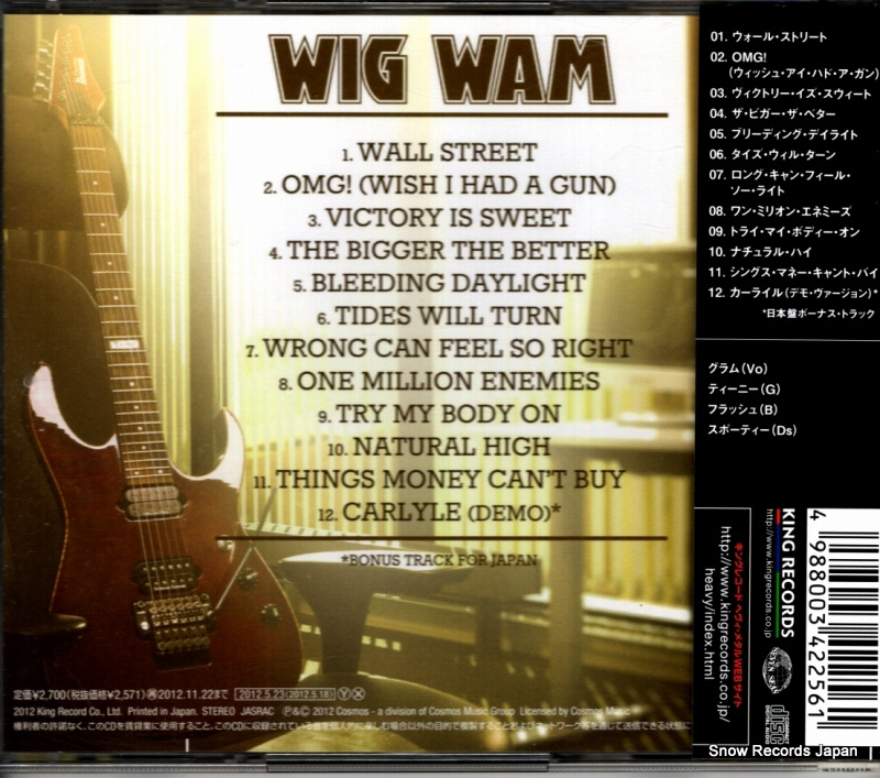 WIGWAM wall street KICP1620