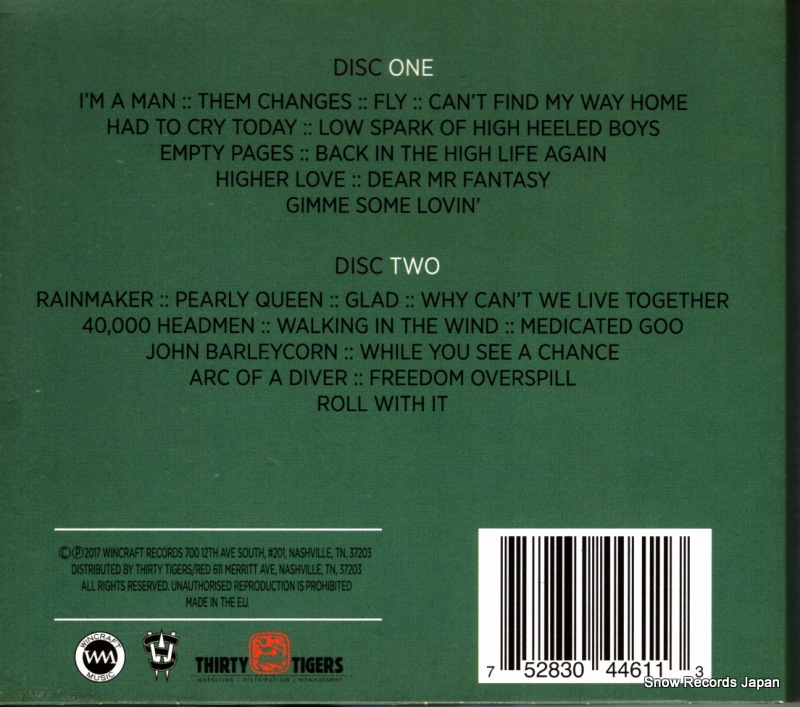 WINWOOD, STEVE greatest hits live WM002