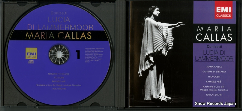 CALLAS, MARIA donizetti; lucia di lammermoor TOCE-13611