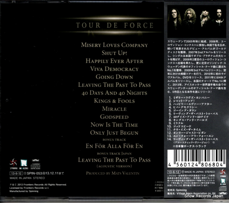 POODLES, THE tour de force SPIN-053
