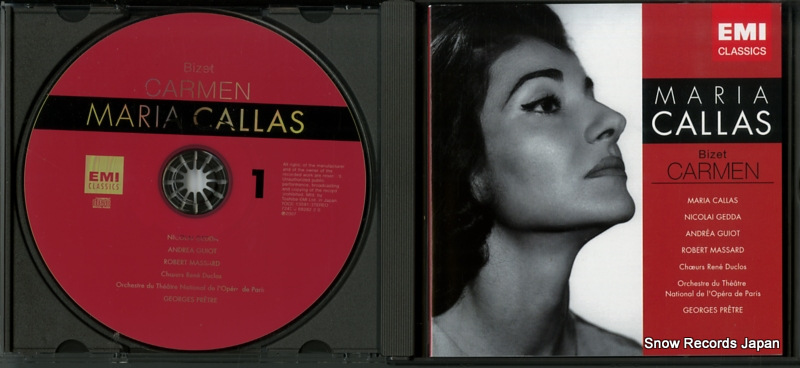 CALLAS, MARIA bizet; carmen TOCE-1359