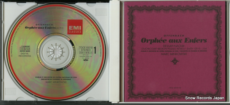 MINKOWSKI, MARC offenbach; orphee aux enfers TOCE-55019