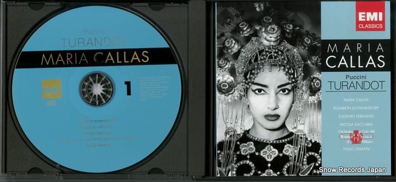 CALLAS, MARIA puccini; turandot TOCE-13609