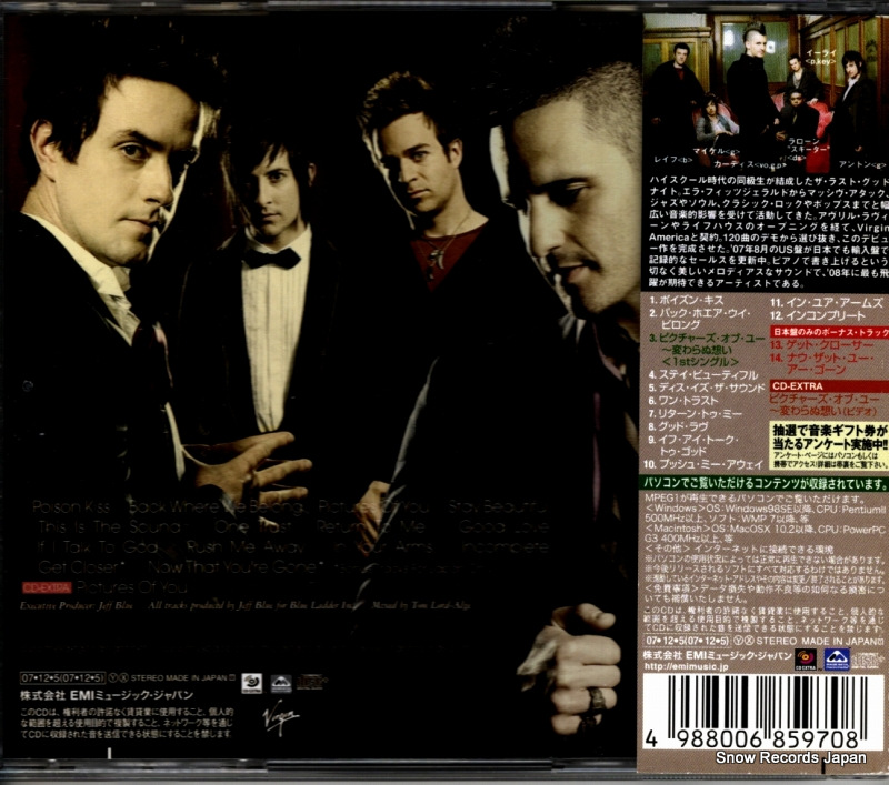 LAST GOODNIGHT, THE poison kiss TOCP-66737
