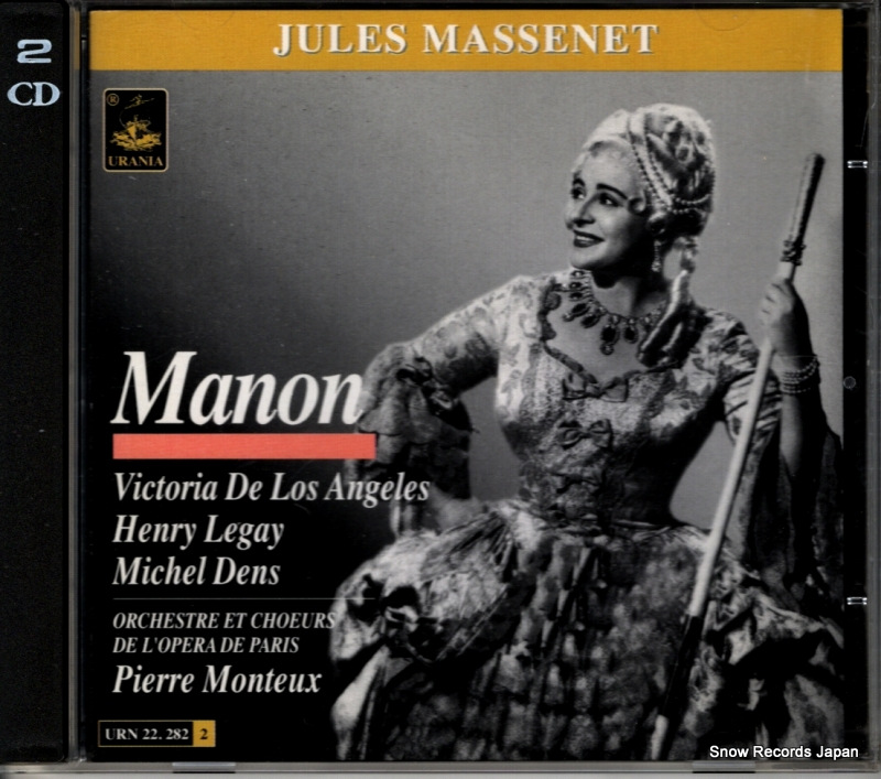 MONTEUX, PIERRE massenet; manon URN22.282