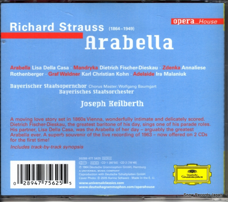 KEILBERTH, JOSEPH strauss; arabella 002894775625